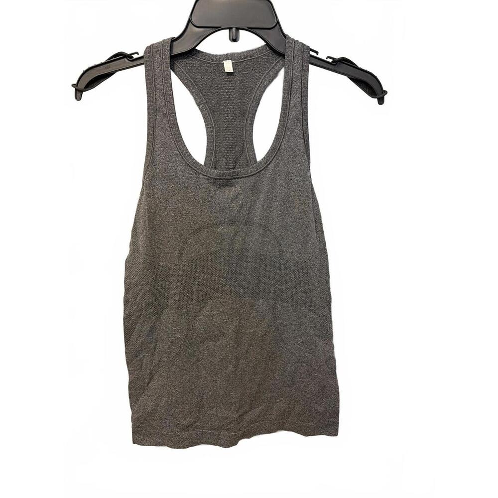 Lululemon Athletica Gray Racerback Tank Top Size 4